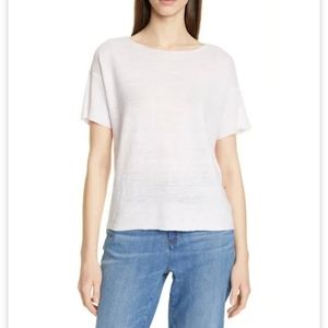🆕️ Eileen Fisher Boatneck S/S Linen Sweater